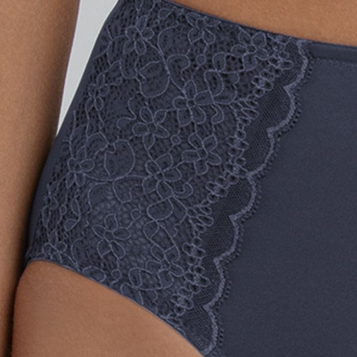 Anita Havannah High Waist Briefs Shadow blue Close Up | EnVie Lingerie