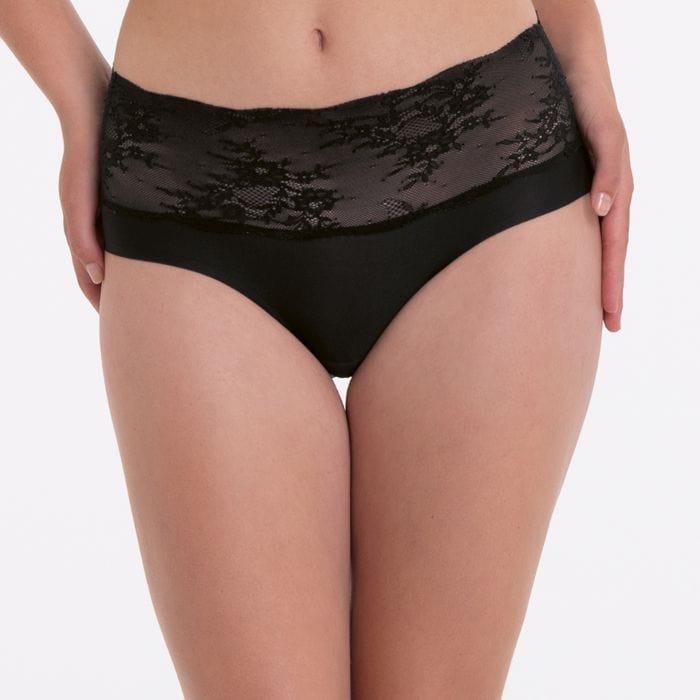 Anita Essential Lace Brief Black | EnVie Lingerie