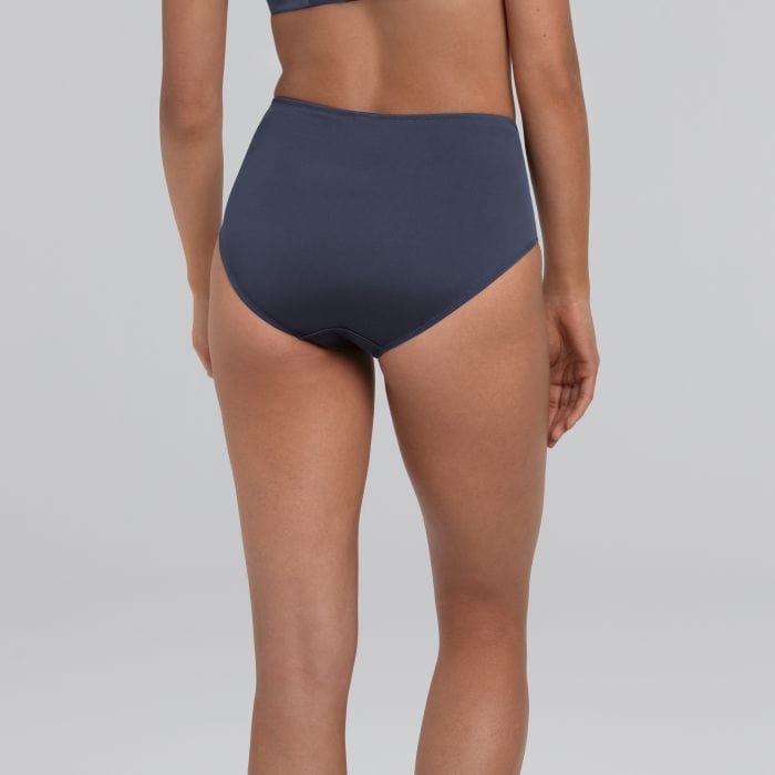 Anita Havannah High Waist Briefs Shadow blue Back View | EnVie Lingerie