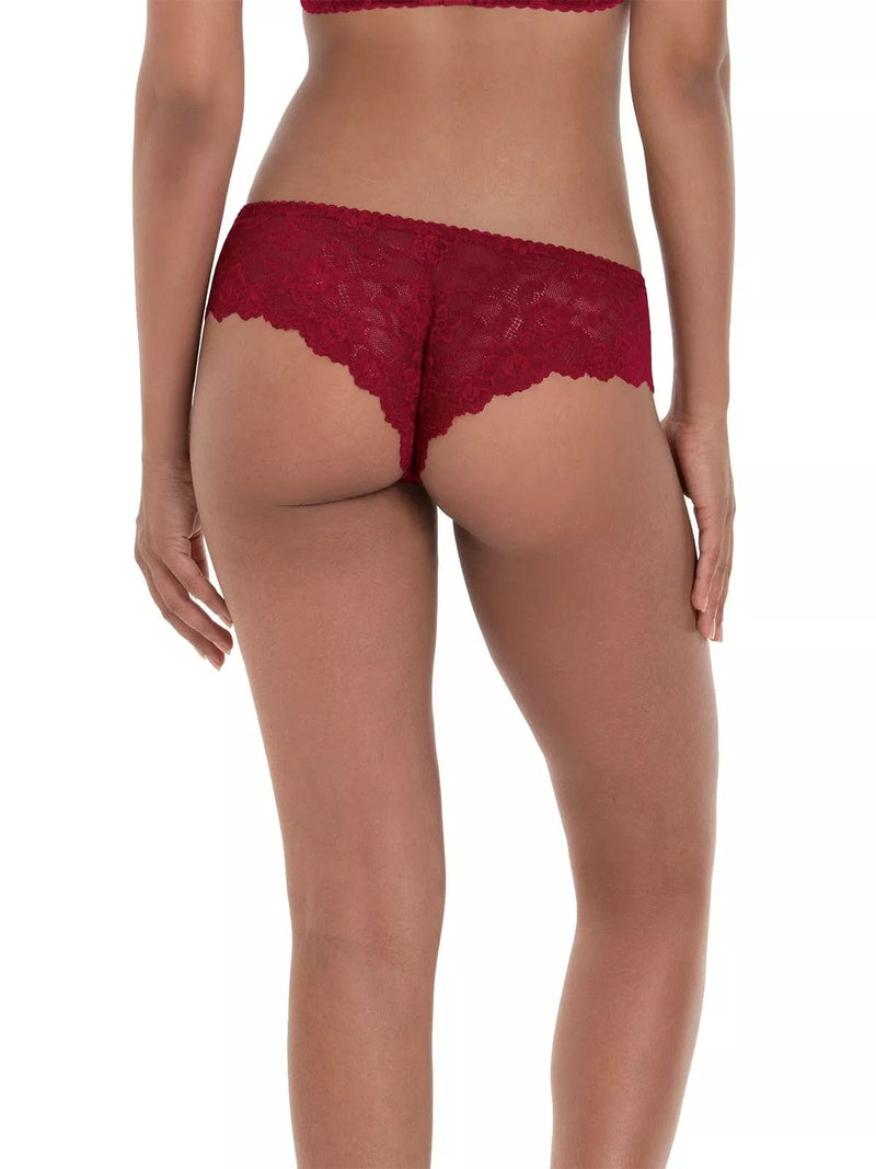 Anita Rosa Faia Bobette Shorty Back View in Ruby Red | EnVie Lingerie