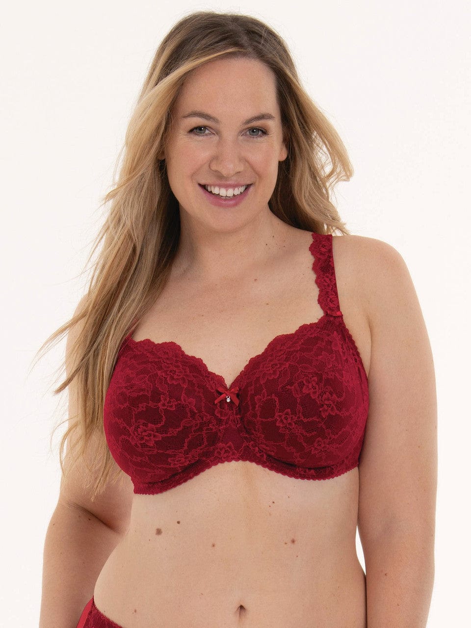 Anita Rosa Faia bobette Full Cup Bra Wired Ruby Red | EnVie Lingerie