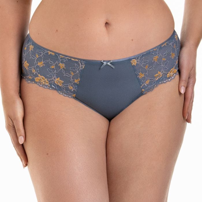 Anita Rosa Faia Colette High Waist Brief in sky Grey