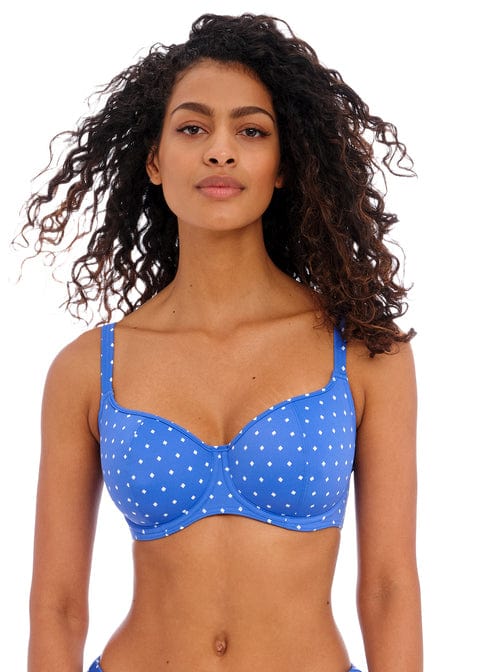 Freya Swimwear Freya Jewel Cove Sweetheart Underwired Bikini Top Azure