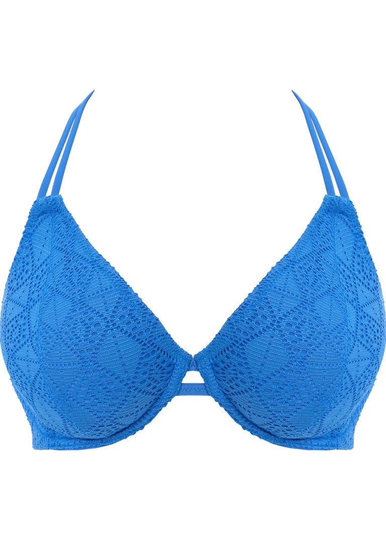 Freya Swim Nomad Aatlantic blue Hlter bikini top | EnVie Lingerie