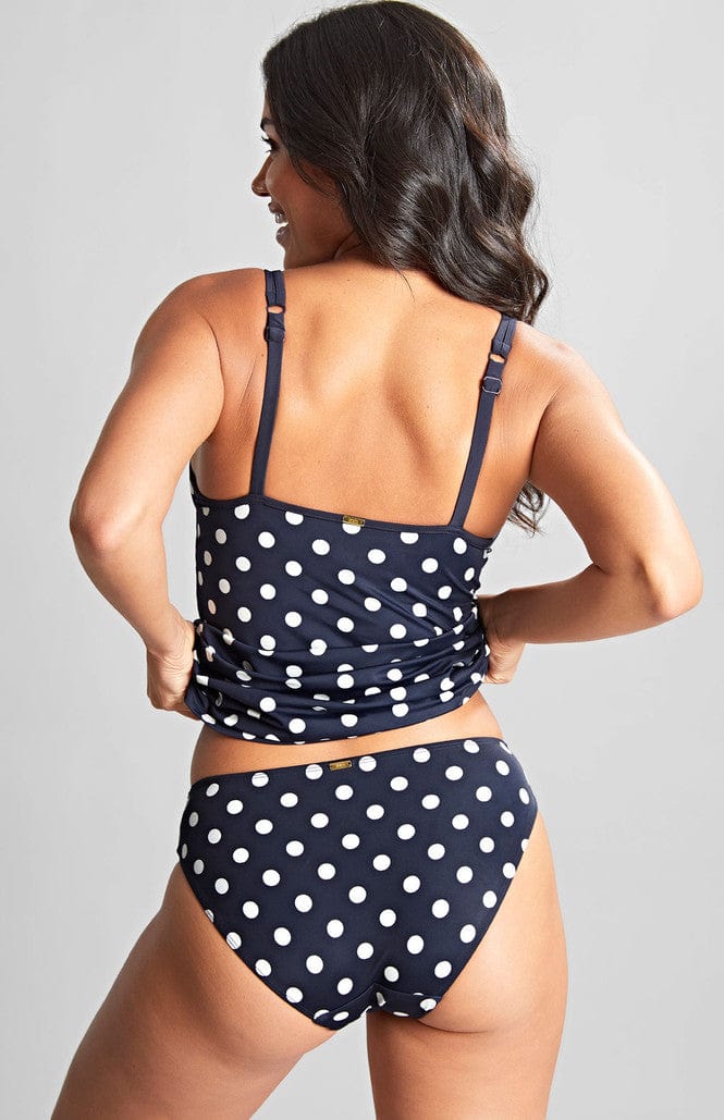 Panache Riva Spot Tankini Back View | EnVie Lingerie