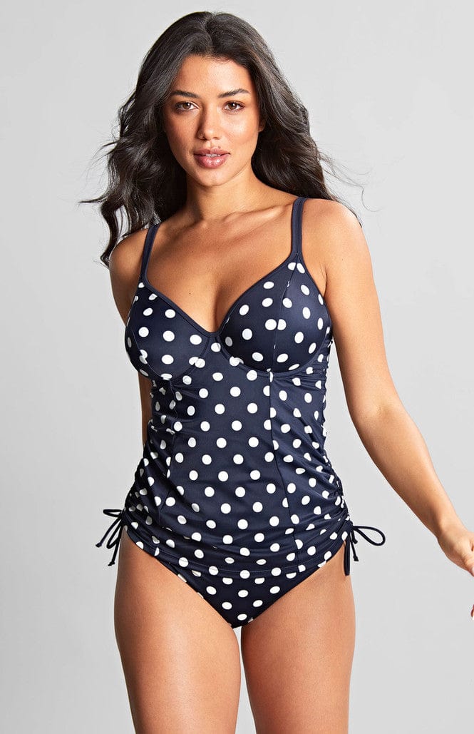 Panache riva Spot Tankini Front View | EnVie Lingerie