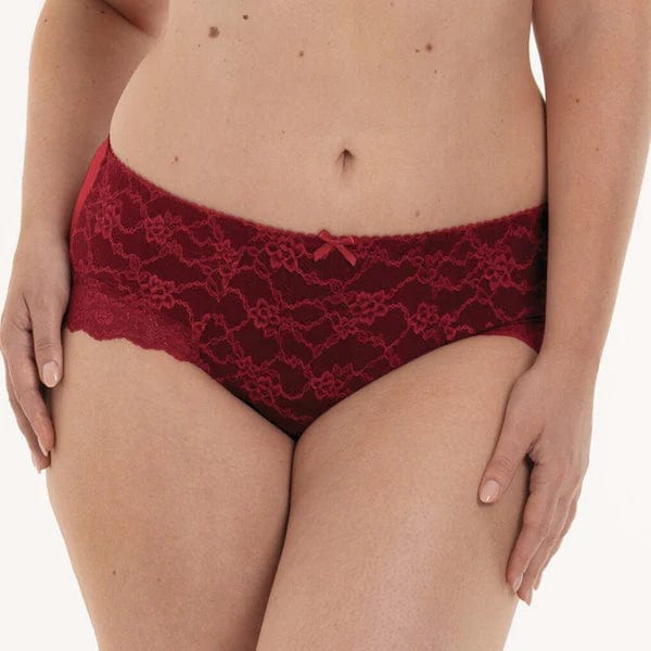 Anita Rosa Faia Bobette high Waist Brief 1389 Ruby Red | EnVie Lingerie