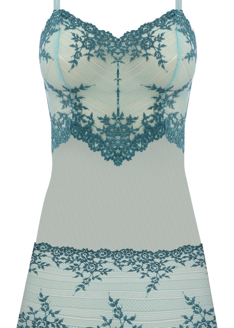 Wacoal Embrace lace chemise Eggshell blue | EnVie Lingerie