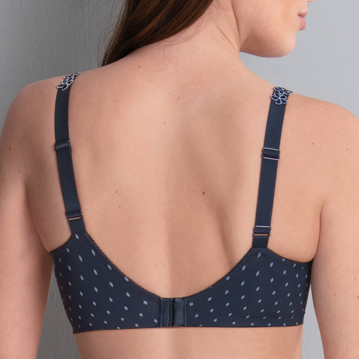 Anita Care Mastectomy Bra Belvedere Deep Blue Back View | EnVie Lingerie