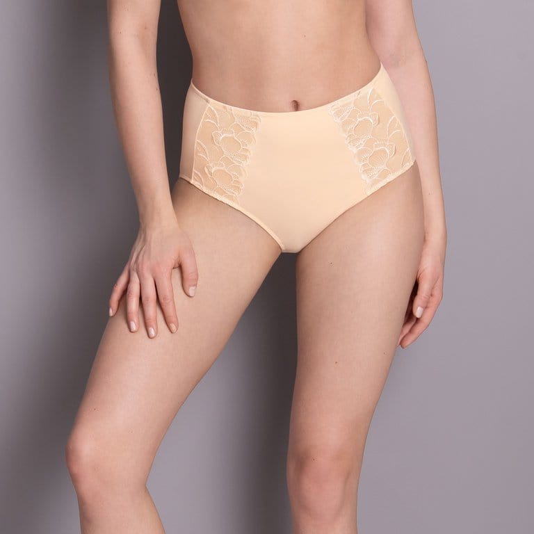 Anita Lucia High Waist Briefs in Light Powder | EnVie Lingerie