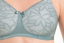 Anita Mastectomy Bra Selena Acqua close up | EnVie Lingerie