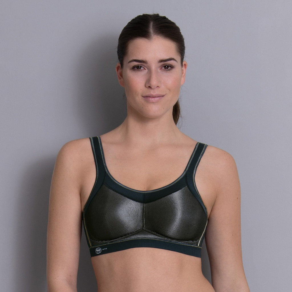 Buy Grey Marl Next Active Sports High Impact Full Cup Wired Bra