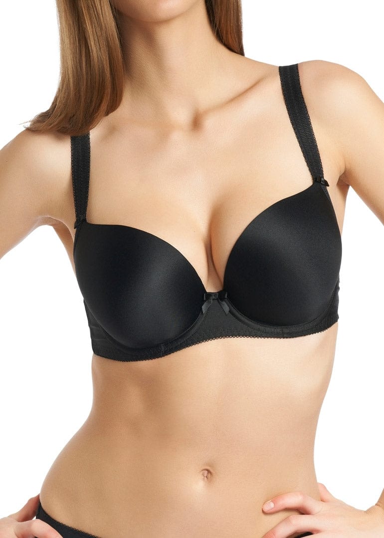 Freya Underwired Bras 28D / Black Freya Deco Underwired Moulded Plunge T-Shirt Bra