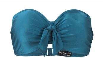 Panache Swimwear 30D / Lagoon Panache Veronica Strapless Bandeau Bikini Top Lagoon