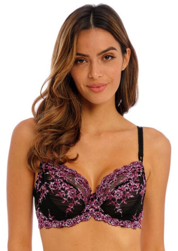 Wacoal Bras Black/Berry / 34E Wacoal Embrace Lace Multi-Underwired Bra (Black/Berry)