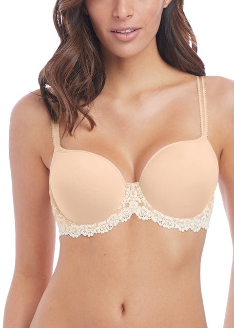 Wacoal Embrace Lace T-Shirt Bra in Natural Nude/Ivory