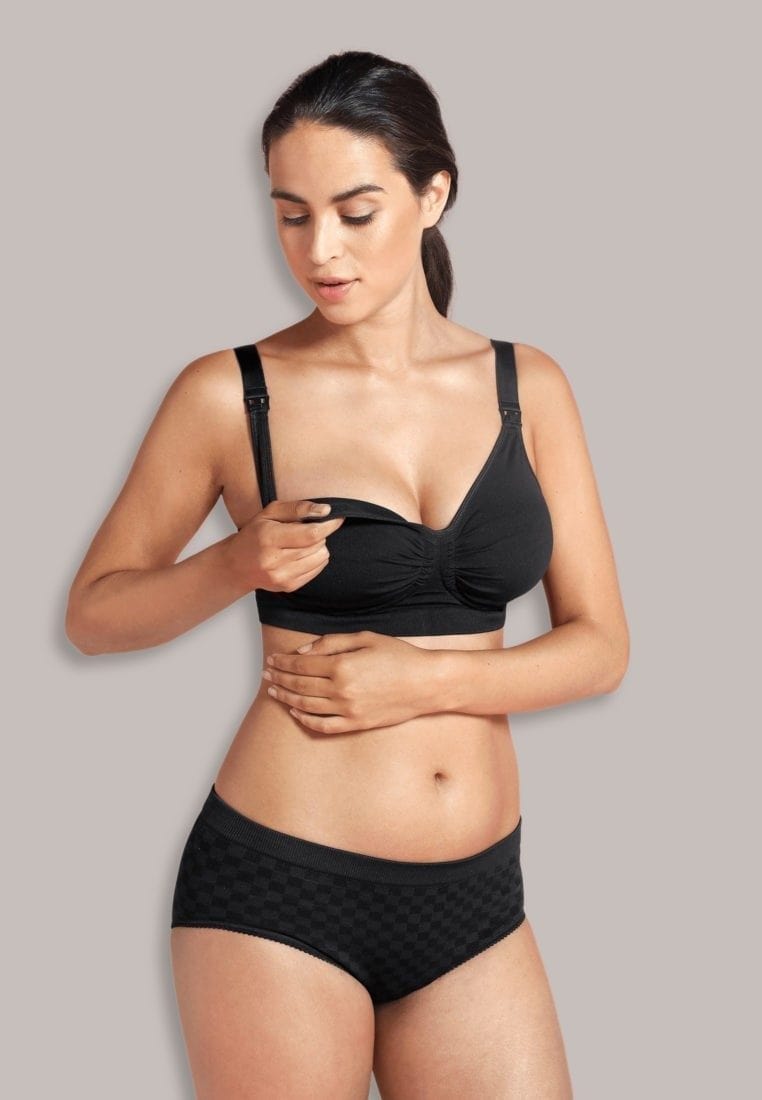 Carriwell Nursing Bras MEDIUM / Black Carriwell Maternity & Nursing Bra with Carri-Gel Support