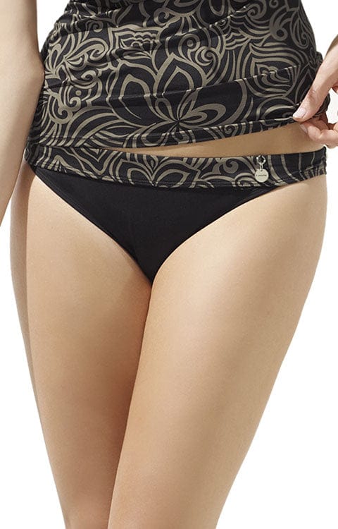 Panache Swimwear UK 8 / Black/Biscuit Panache Swimwear Amalfi Hipster Pant